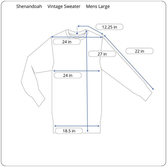 Shenandoah Vintage Sweater Mens L, Brown Textured Diamond Knit Cosby 90s Grandpa - Picture 9 of 9